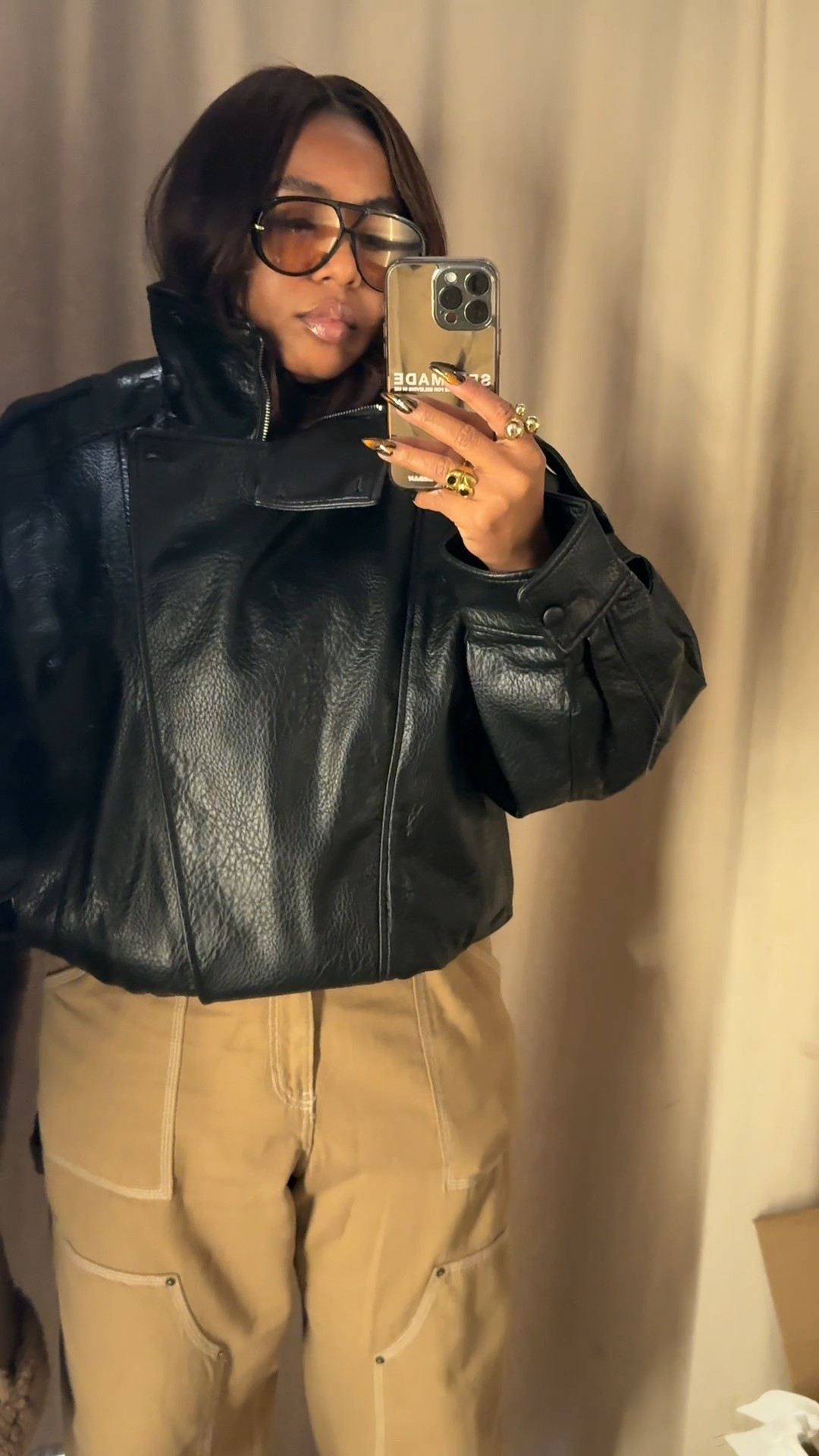 Designer look. Smart money.
This faux leather jacket gives full luxury energy without the luxury price tag. The structured shape, oversized collar, and rich finish make it feel polished, intentional, and expensive in all the right ways. It’s one of those outerwear pieces that instantly upgrades whatever you already own.

Style tip
Balance the volume with tailored pants or a sleek base layer to keep the silhouette clean.
Shop the exact pieces or similar ones below.

#LTKFindsUnder100 #LTKootd #LTKSaleAlert