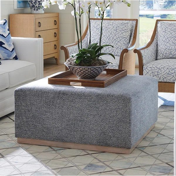 Clayton 41'' Wide Square Cocktail Ottoman | Wayfair North America