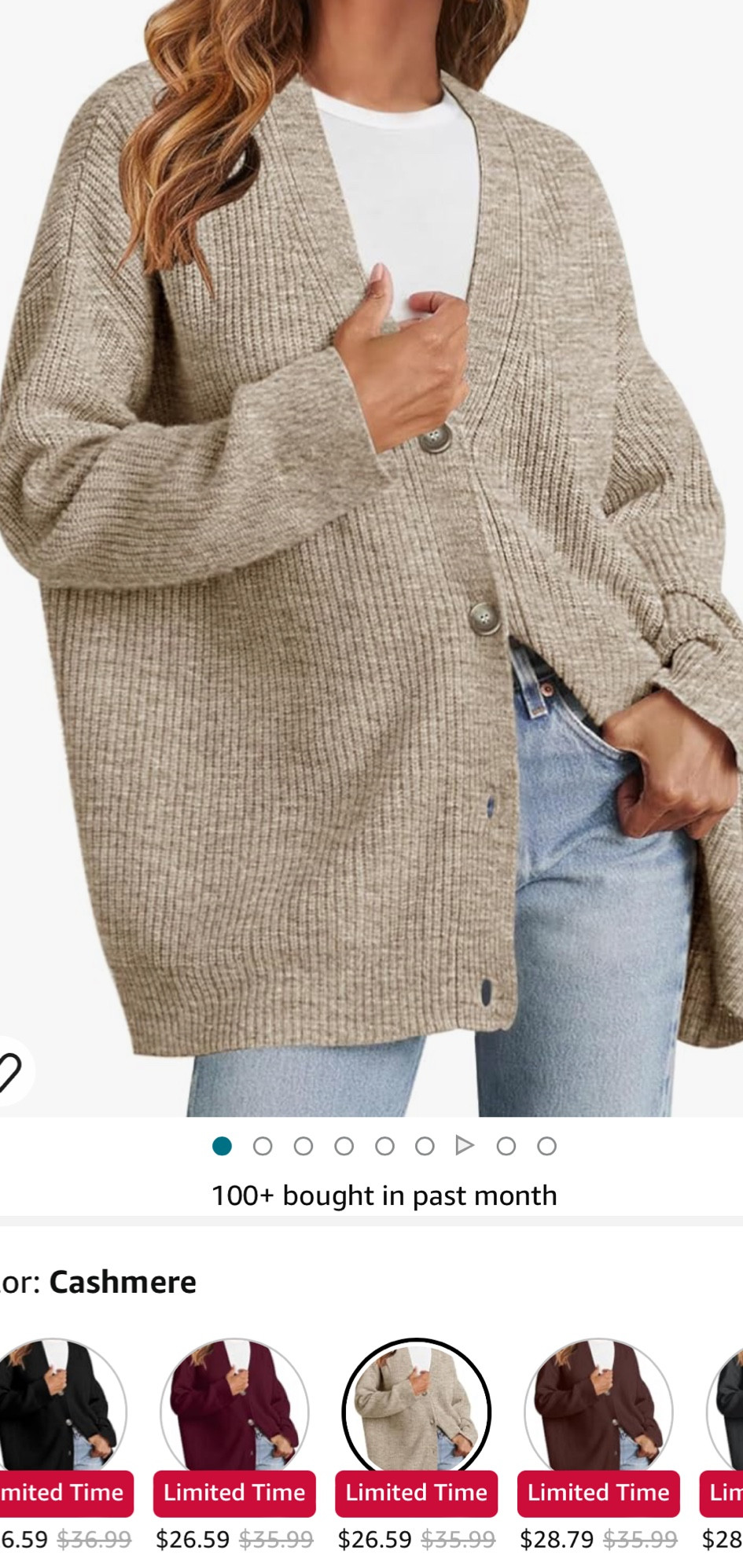 Amazon cardigan on sale! The best quality! Runs tts 