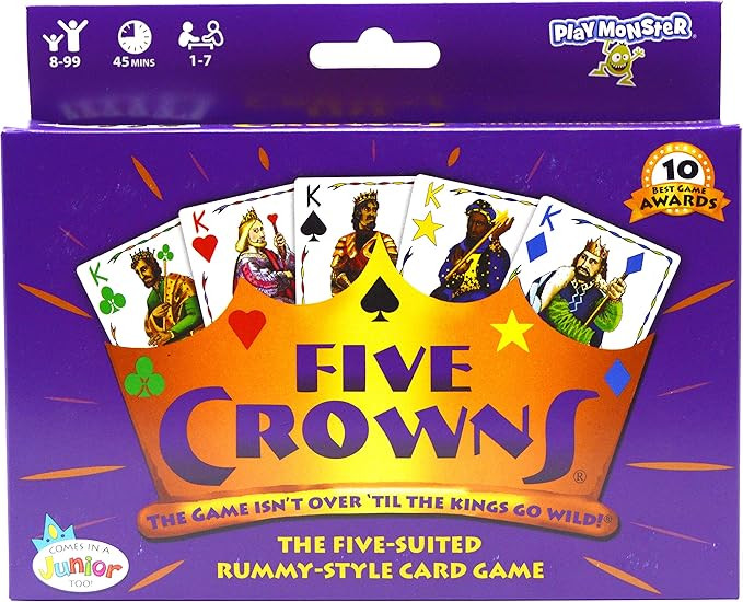 SET Enterprises Five Crowns Card Game Purple | Amazon (US)