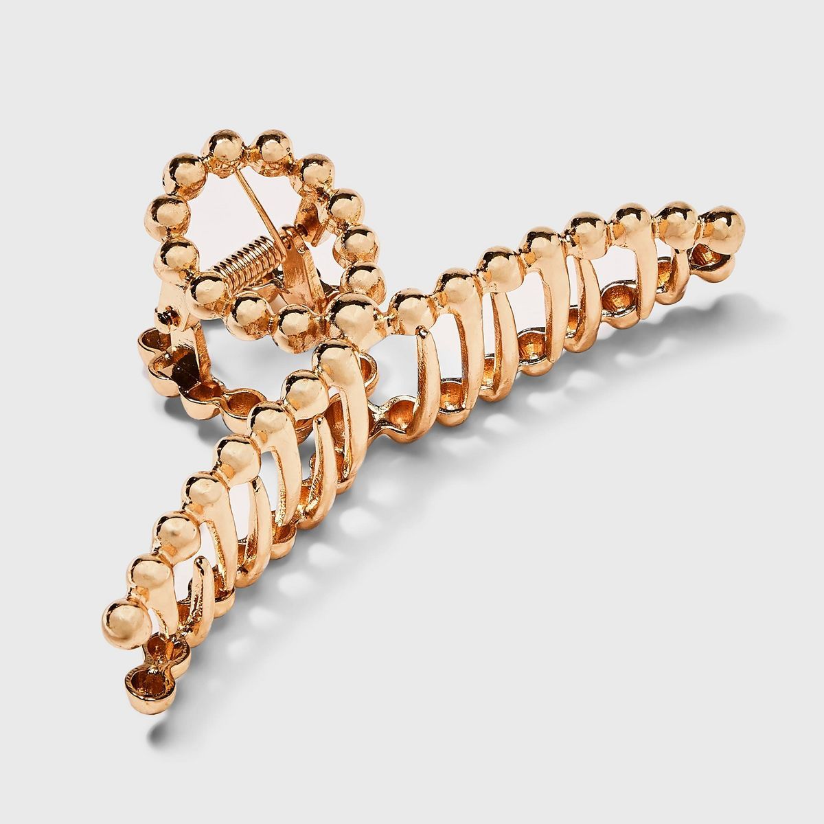 Metal Loop Claw Hair Clip - A New Day™ Gold | Target
