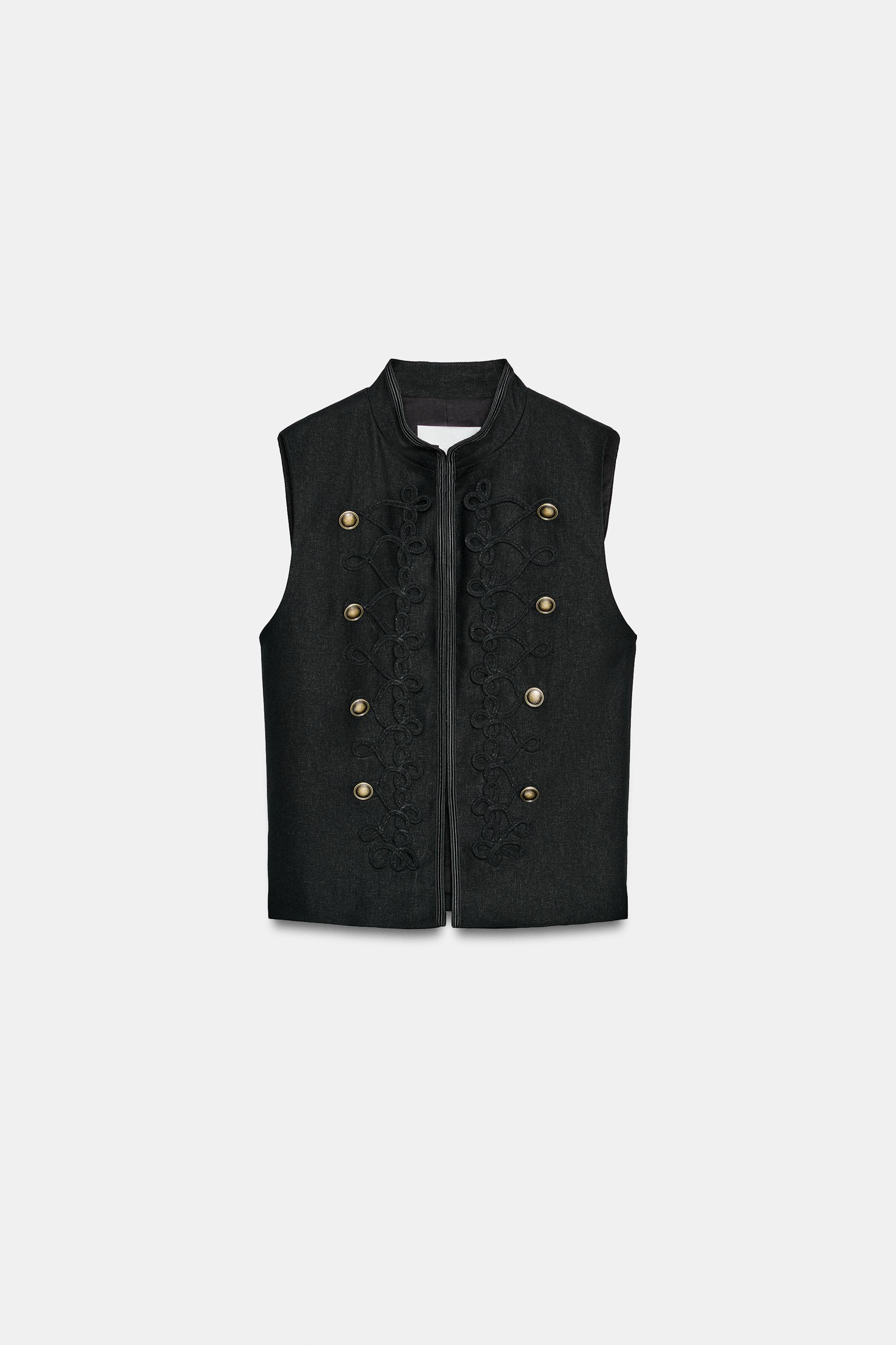 TAILORED FIREMAN CLASP VEST | Zara US