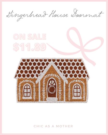 The sweetest gingerbread house doormat. If you missed out on on last year’s viral Anthropologie mat, don’t sleep on this! 🤍


#LTKhome #LTKHoliday #LTKSeasonal