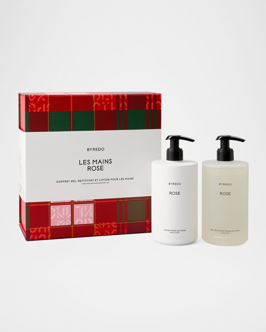 Byredo Les Mains Rose Hand Wash and Hand Lotion Gift Set, 2 x 15.2 oz. | Neiman Marcus