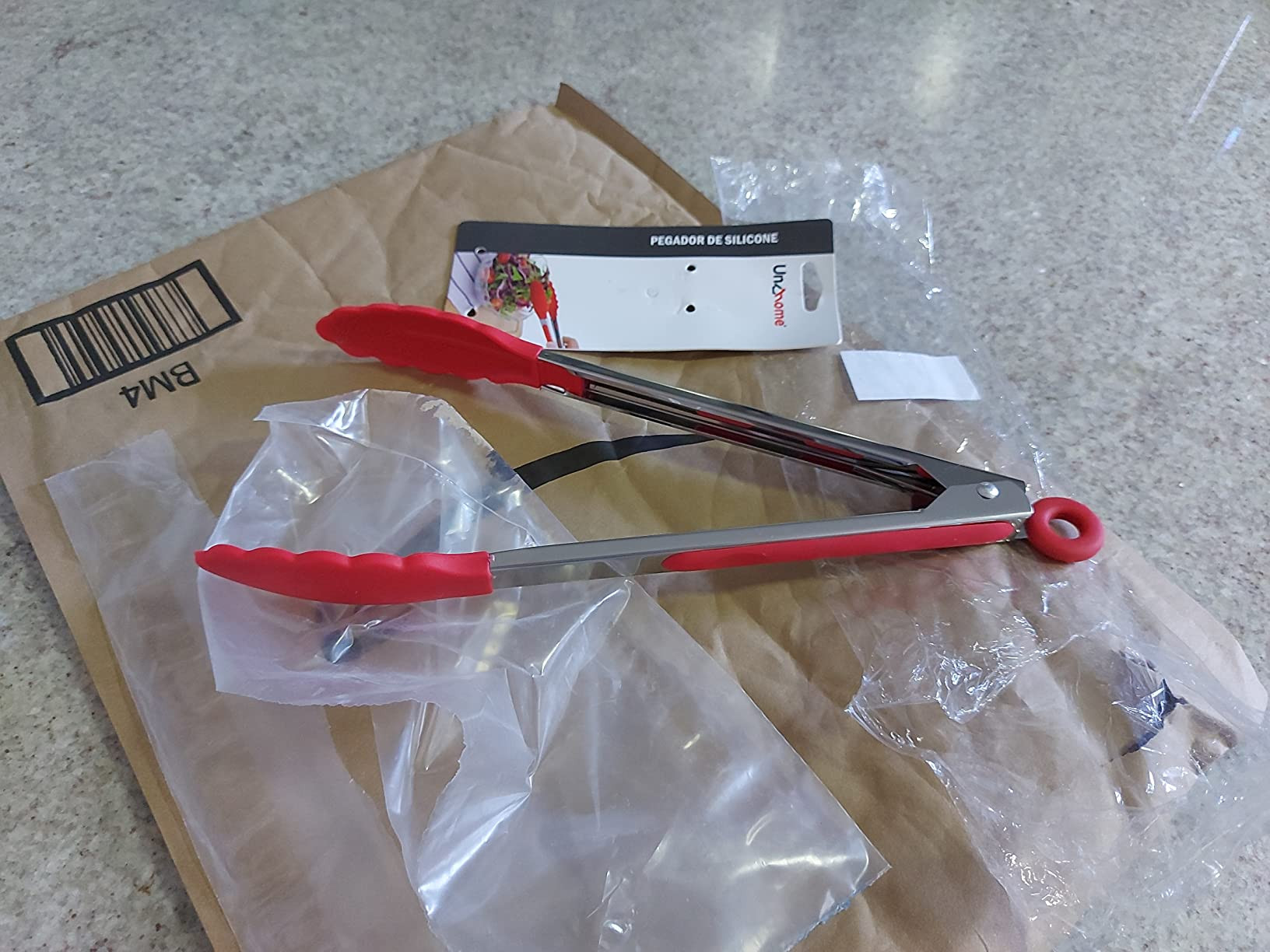 Pegador Inox Com Ponta Em Silicone 30cm Weck Preto | Amazon (BR)