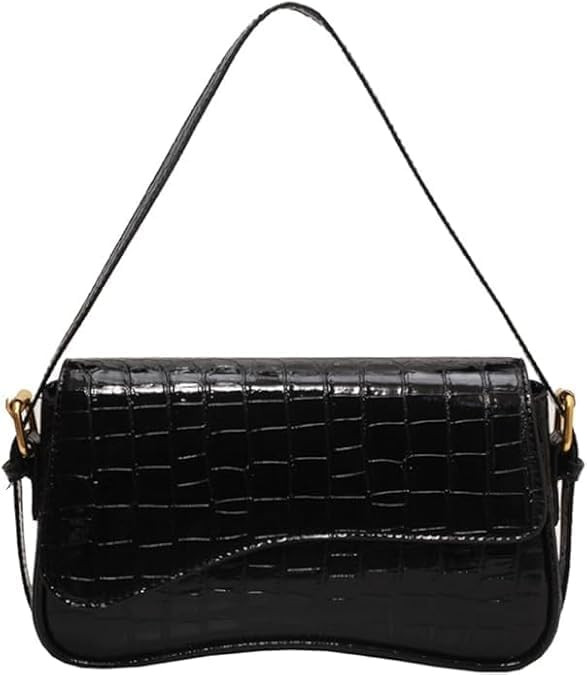 Shoulder Bag for Women Y2K Trendy Purse Vegan Leather Hobo Handbags Clutch Saddle Bag with 2 Remo... | Amazon (US)