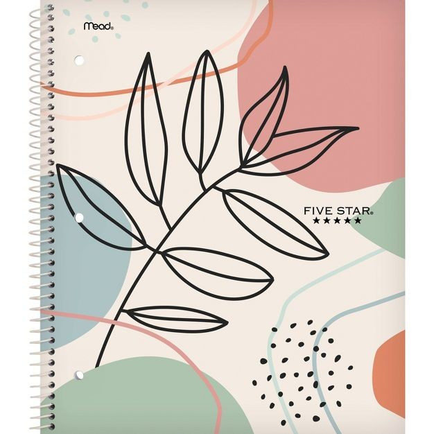 Five Star College Ruled 1 Subject Artisan Spiral Notebook Dots | Target
