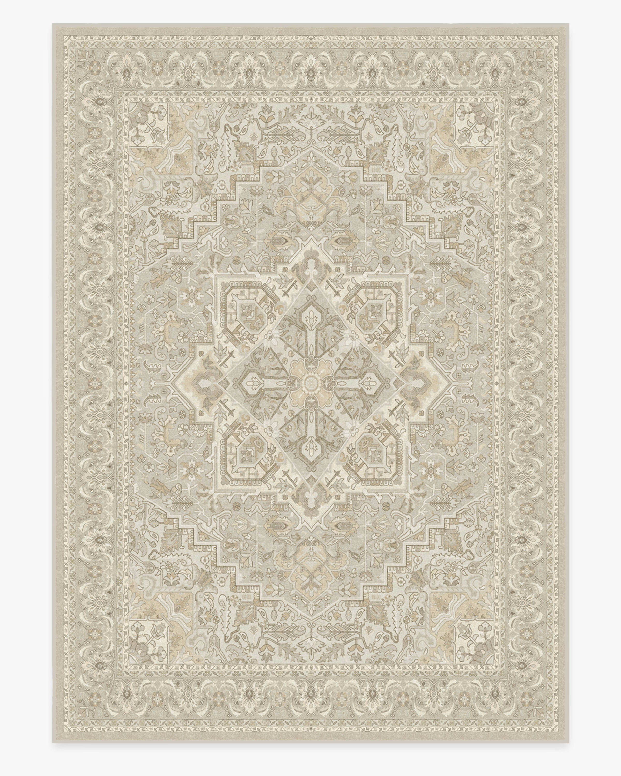 Hendesi Heriz Cream Rug | Ruggable