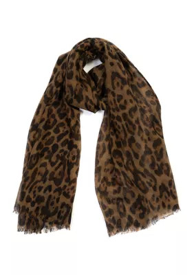 Animal Print Oblong Scarf | Belk