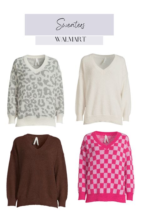 Walmart v neck sweater, affordable fashion, patterned lightweight 

#LTKSeasonal #LTKunder100 #LTKstyletip
