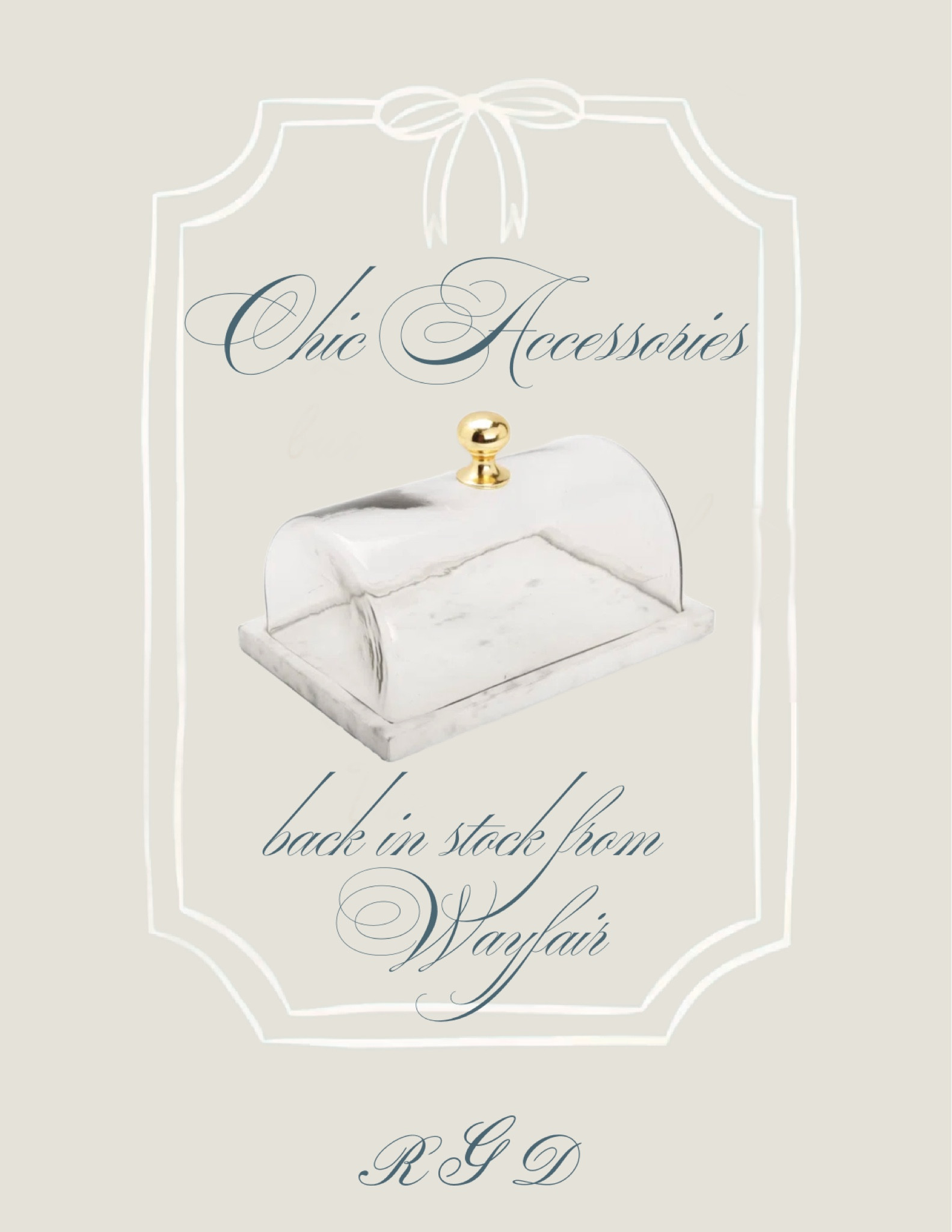 Shop my favorite home accessories all from @Wayfair! They have the most amazing selection of stylish accessories for every room in your home. This marble-lidded cloche is one of my favorite kitchen accessories and is finally back in stock! 

#wayfair #wayfairpartner 

#LTKHome #LTKFindsUnder100 #LTKStyleTip