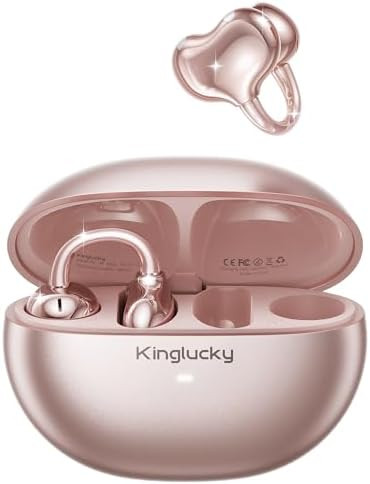 Kinglucky Upgraded Clip-On Earbuds Comfortable fit & Crystal-Clear Sound, 50H Playtime Open Ear B... | Amazon (US)
