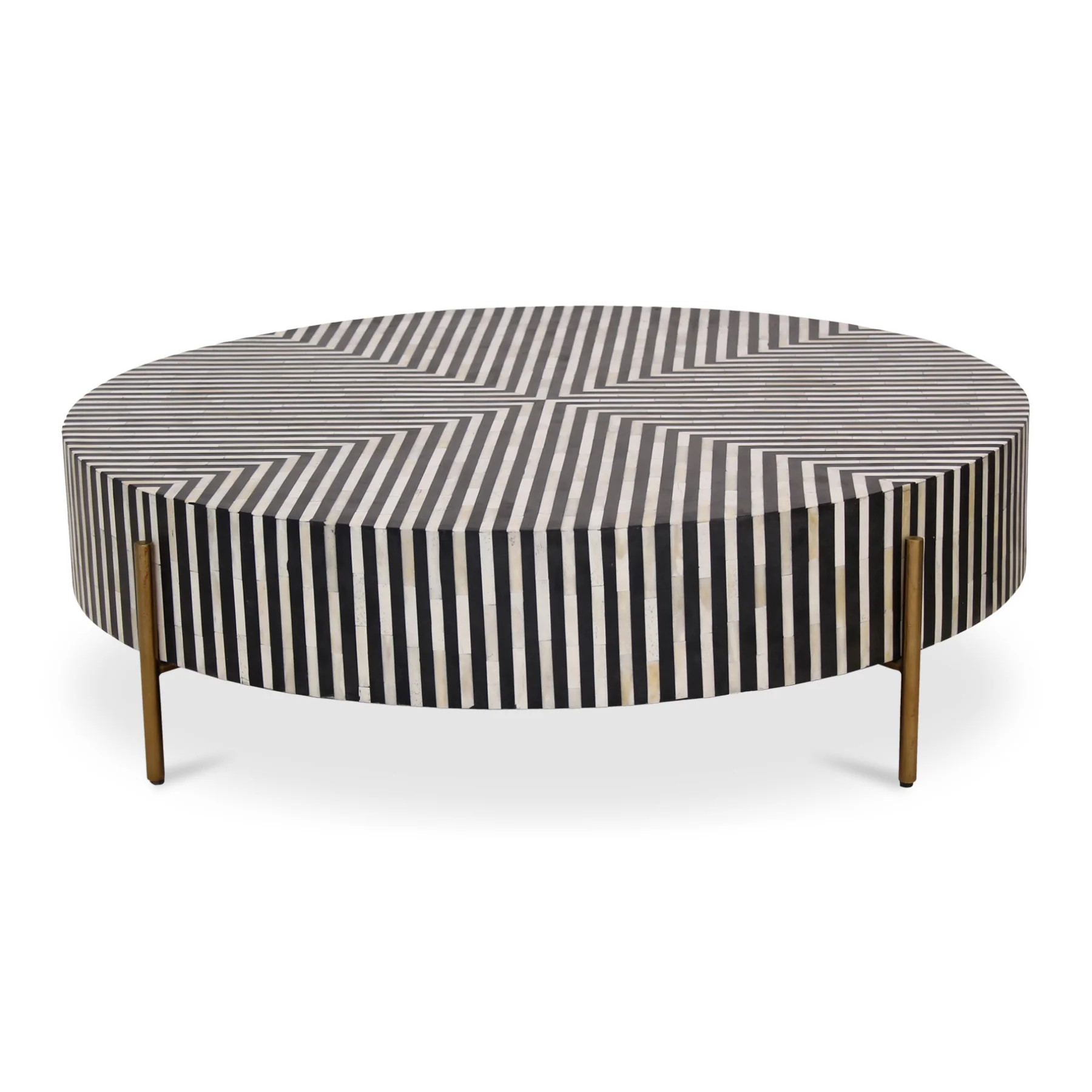 Morrow Coffee Table Black and White | Gorgeous Living