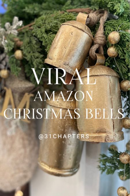 Amazon Christmas bells went viral and we know why. They are so good and under $25!

Christmas decorations, Christmas, Christmas bells, Christmas greenery, Christmas wreath, Christmas garland, bells, Amazon, Christmas, Amazon, Amazon, Christmas bells, Amazon bells 

#LTKhome #LTKHolidaySale #LTKHoliday