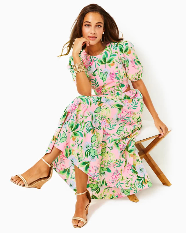 Lyssa Cotton Midi Dress | Lilly Pulitzer | Lilly Pulitzer