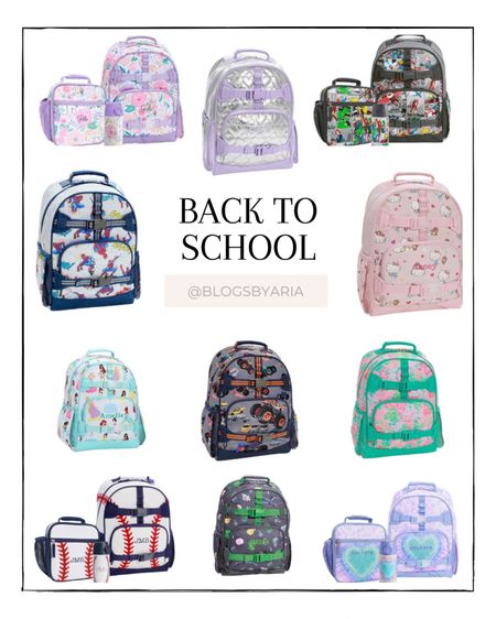 Back to school essentials- backpacks, lunchboxes, bookbags 

#LTKBacktoSchool #LTKfamily #LTKkids