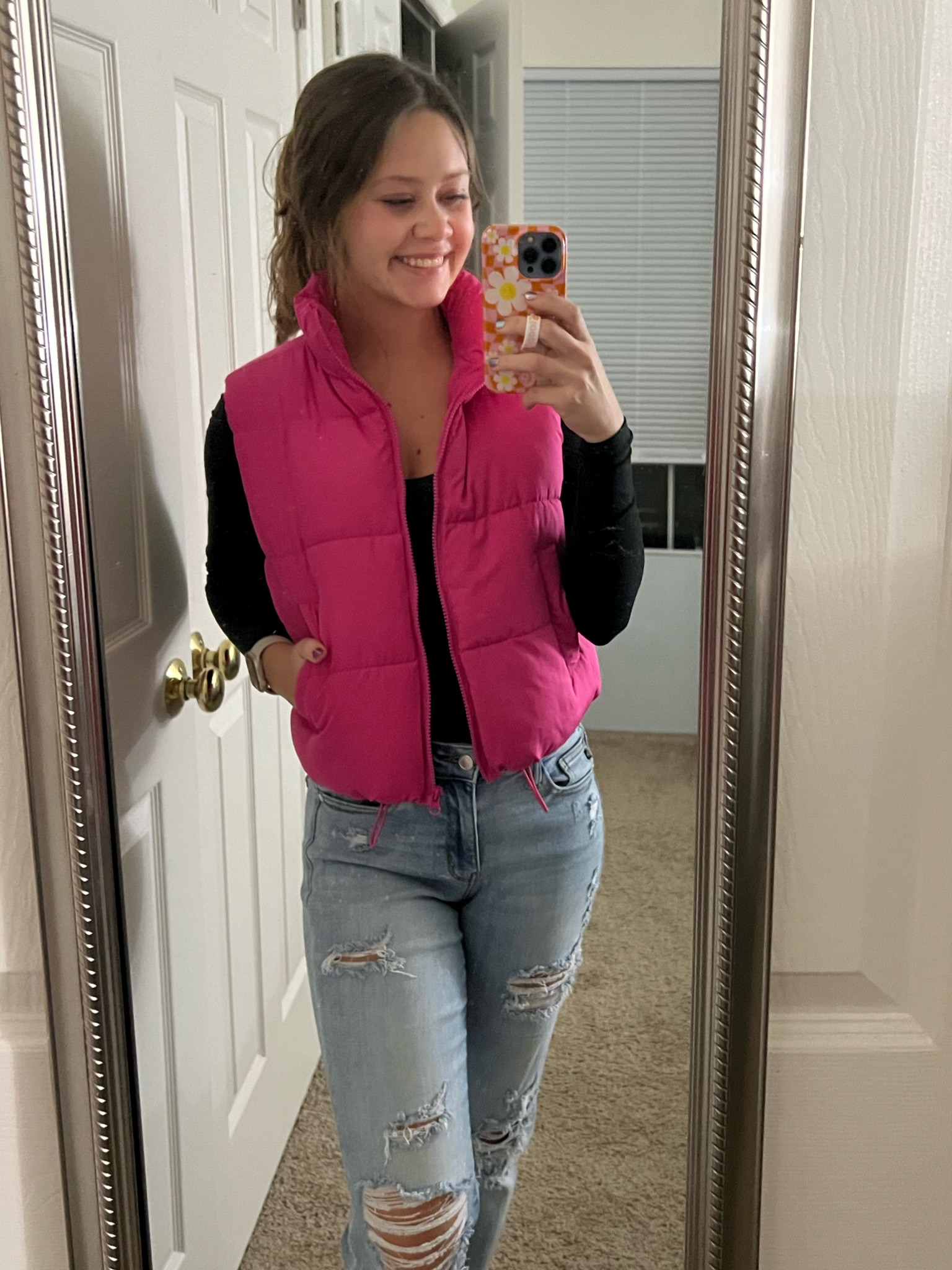pink vest, puffer season, puffer vest, winter outfit, holiday outfit, winter outfit, going out outfit 

#LTKstyletip #LTKfindsunder50 #LTKSeasonal