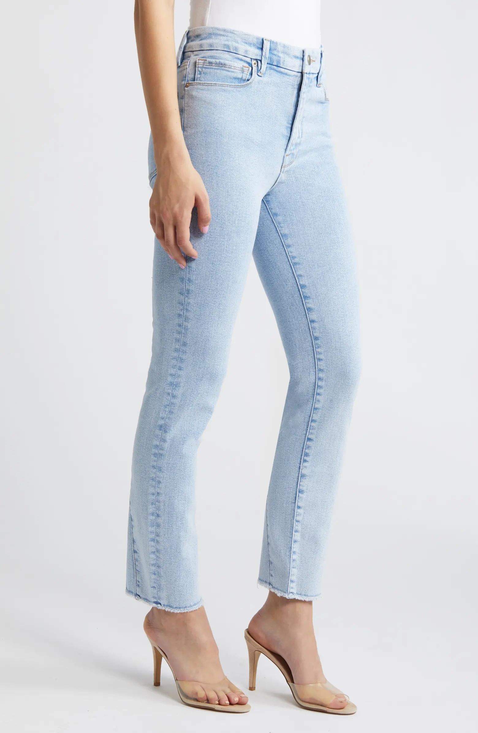 Good Classic Inset Ankle Slim Jeans | Nordstrom