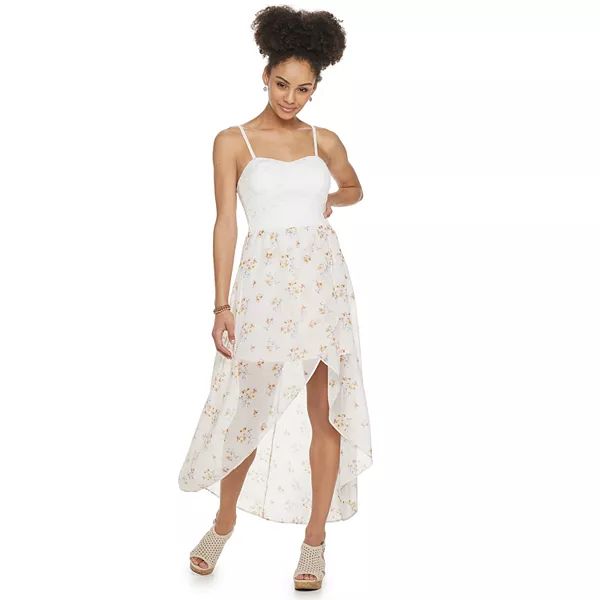 Juniors' Lily Rose Molded Cup Maxi Dress
                     Color:
					Ivory Floral
				
				
... | Kohl's