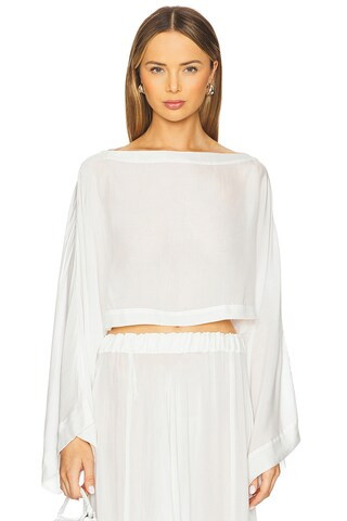 Felicity Top in Slate Brown | Revolve Clothing (Global)