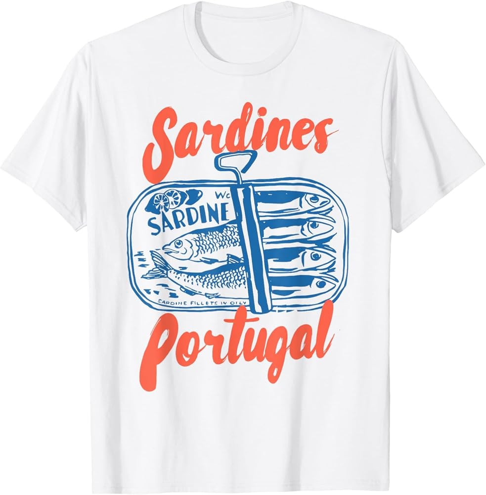 AspeArGoodFoRCa Sardines Tinned Fish Retro Graphic for Men Women T-Shirt (Small,White) : Amazon.c... | Amazon (CA)