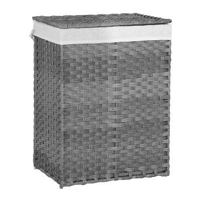 FDW Laundry Basket 90L Foldable with Lid & 6 Laundry Bags Clothes Hamper, Gray | Target
