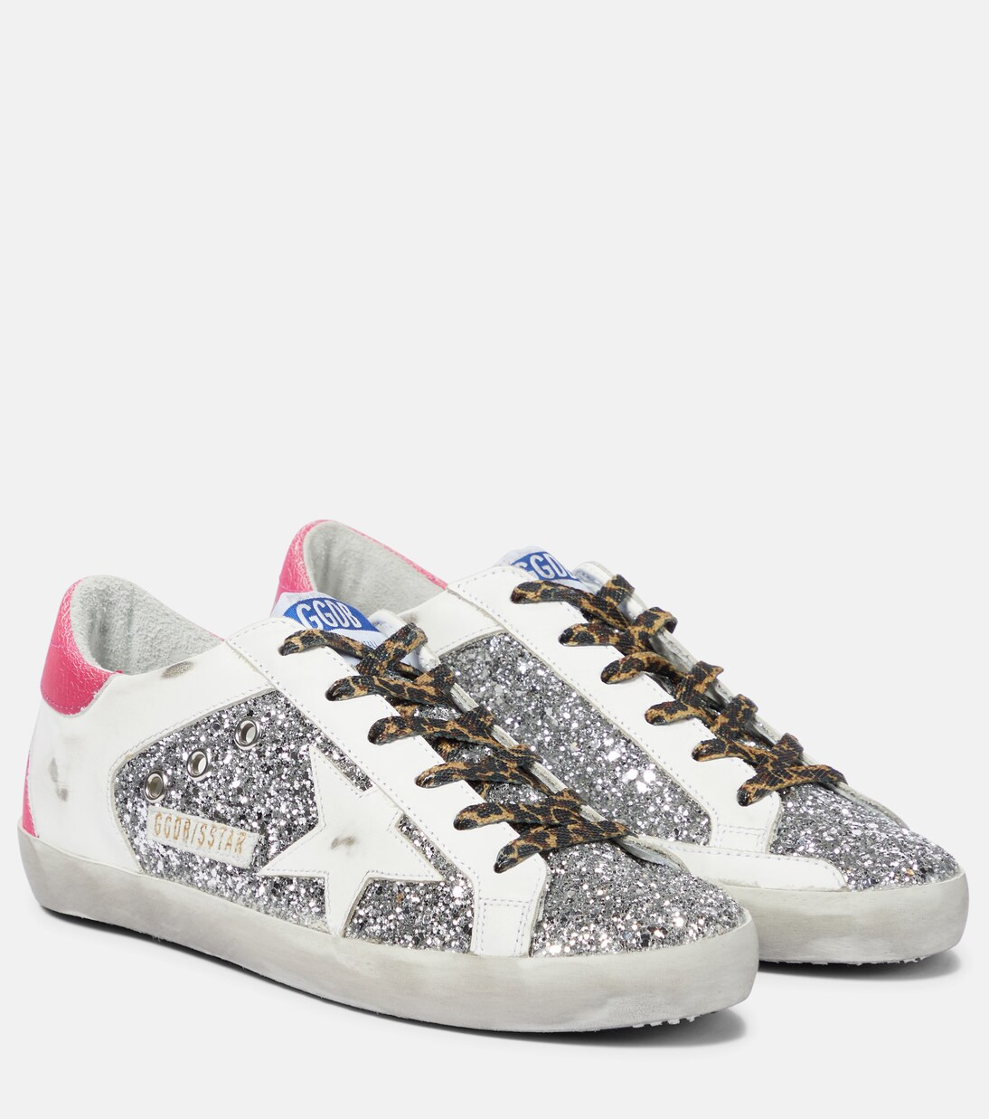 Super-Star embellished leather sneakers | Mytheresa (US/CA)