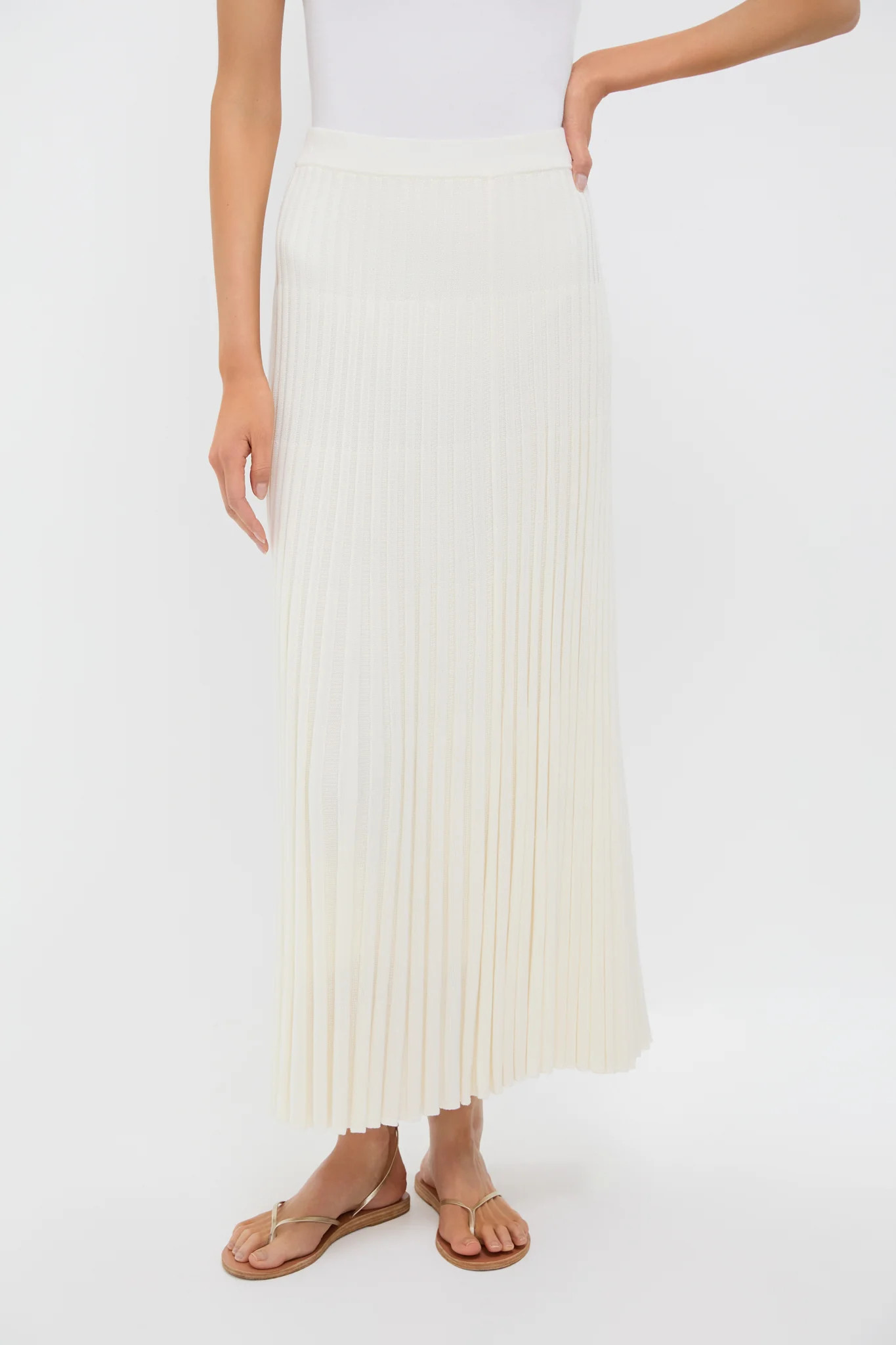 Ivory Knit Kenley Skirt | Tuckernuck (US)