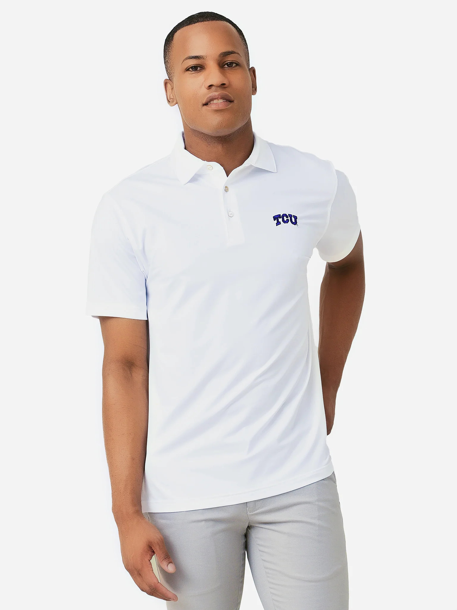 Peter Millar Collegiate Men's Solid Performance Jersey Polo | Saint Bernard