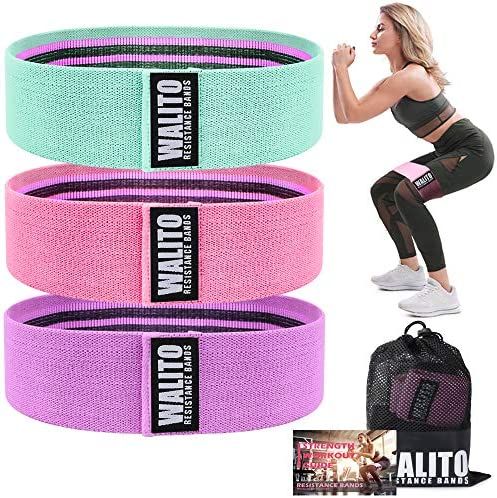 Resistance Bands for Legs and Butt,Exercise Bands Set Booty Hip Bands Wide Workout Bands Sports F... | Amazon (US)