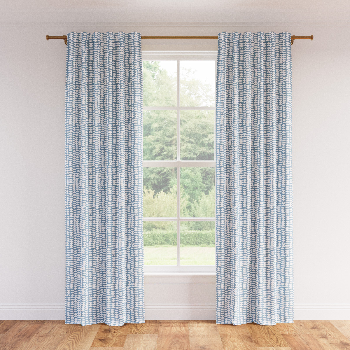 Printed Linen Blackout Curtain | The Inside