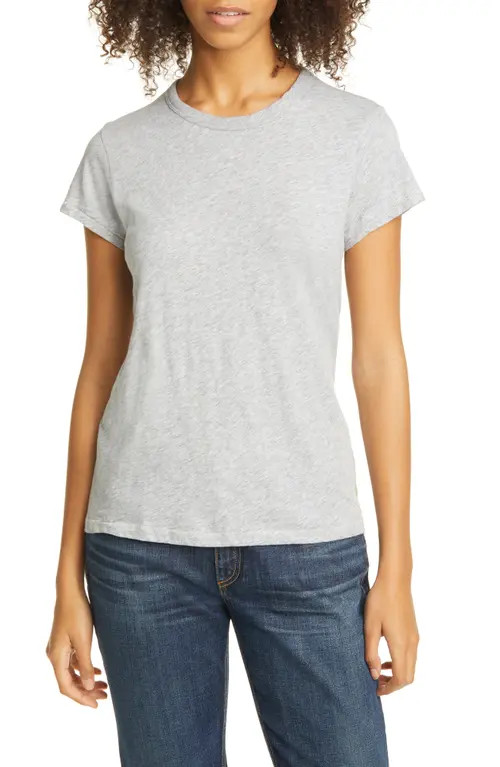 rag & bone The Slub Tee in Heather Grey at Nordstrom, Size X-Large | Nordstrom