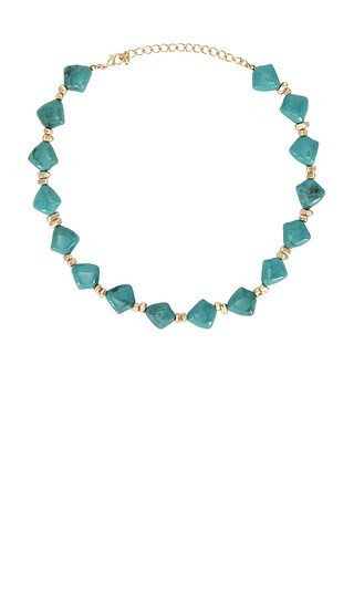 Lovers and Friends Jaden Necklace in Teal. | Revolve Clothing (Global)