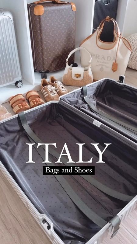 What I packed for Italy - bags and shoes Part 1
Travel essentials, tote bags, toiletries, summer sandals

#LTKShoeCrush #LTKTravel #LTKItBag