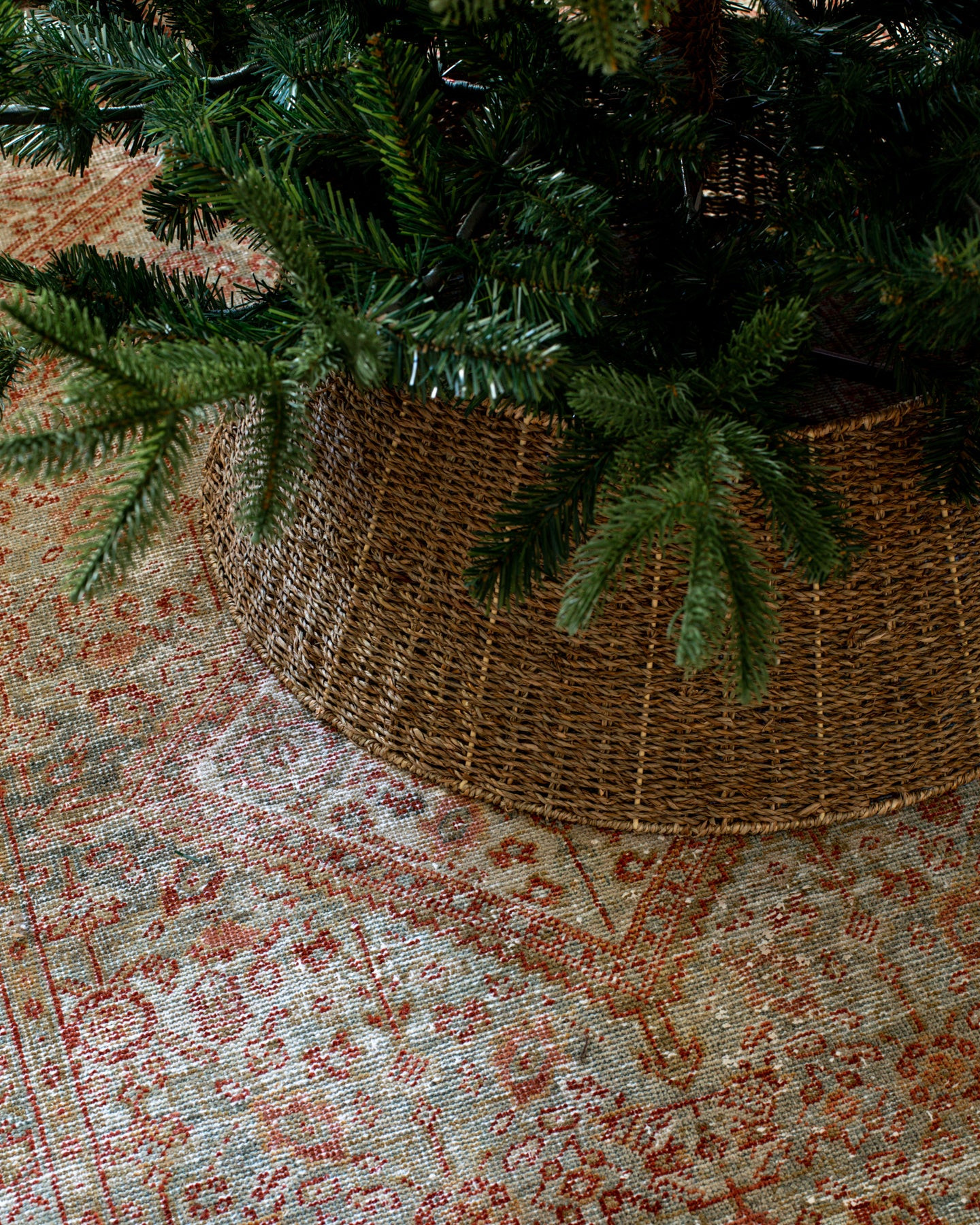 Alegria Woven Tree Collar | The Vintage Rug Shop