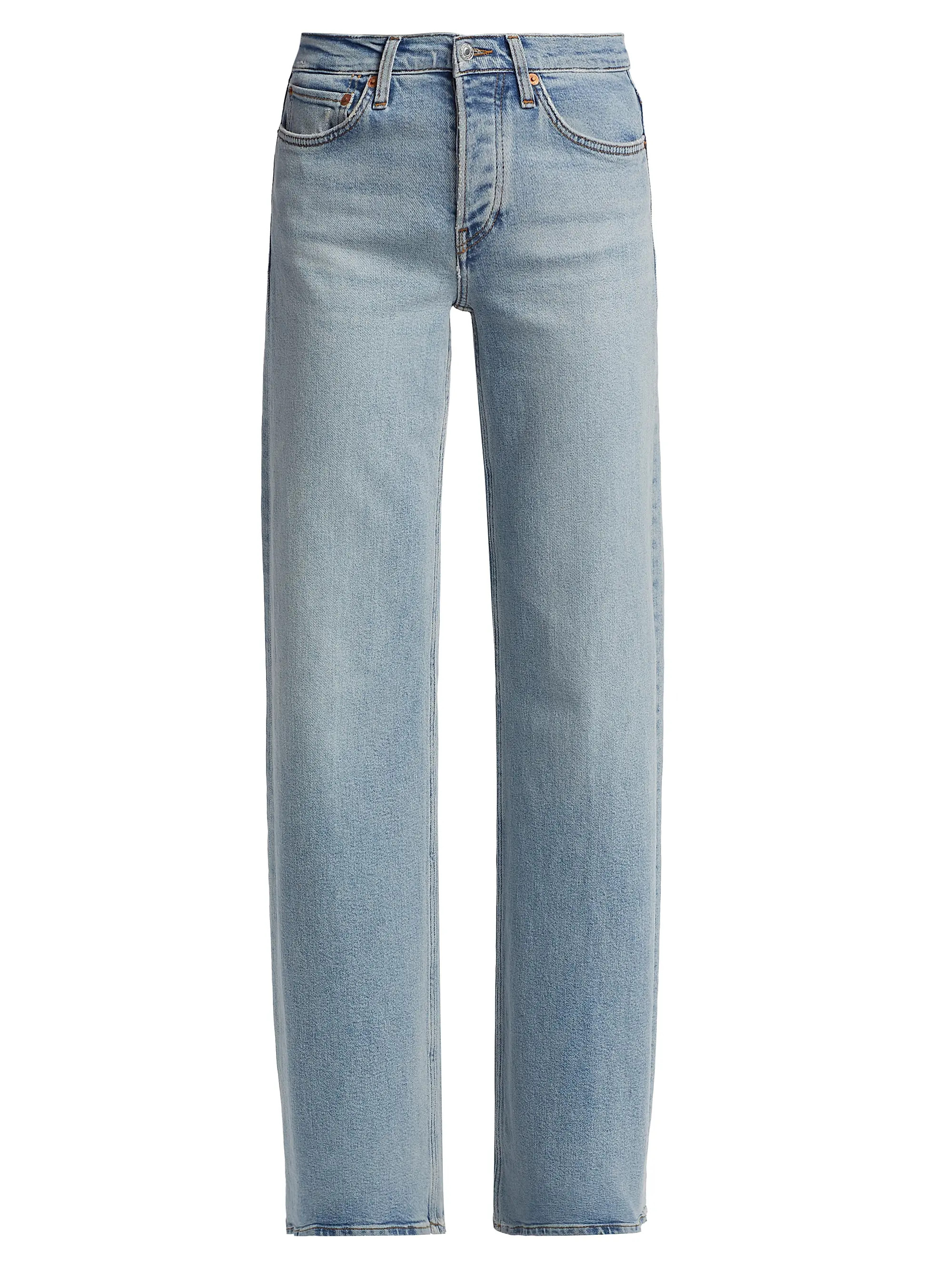 Mid-Rise Wide-Leg Jeans | Saks Fifth Avenue