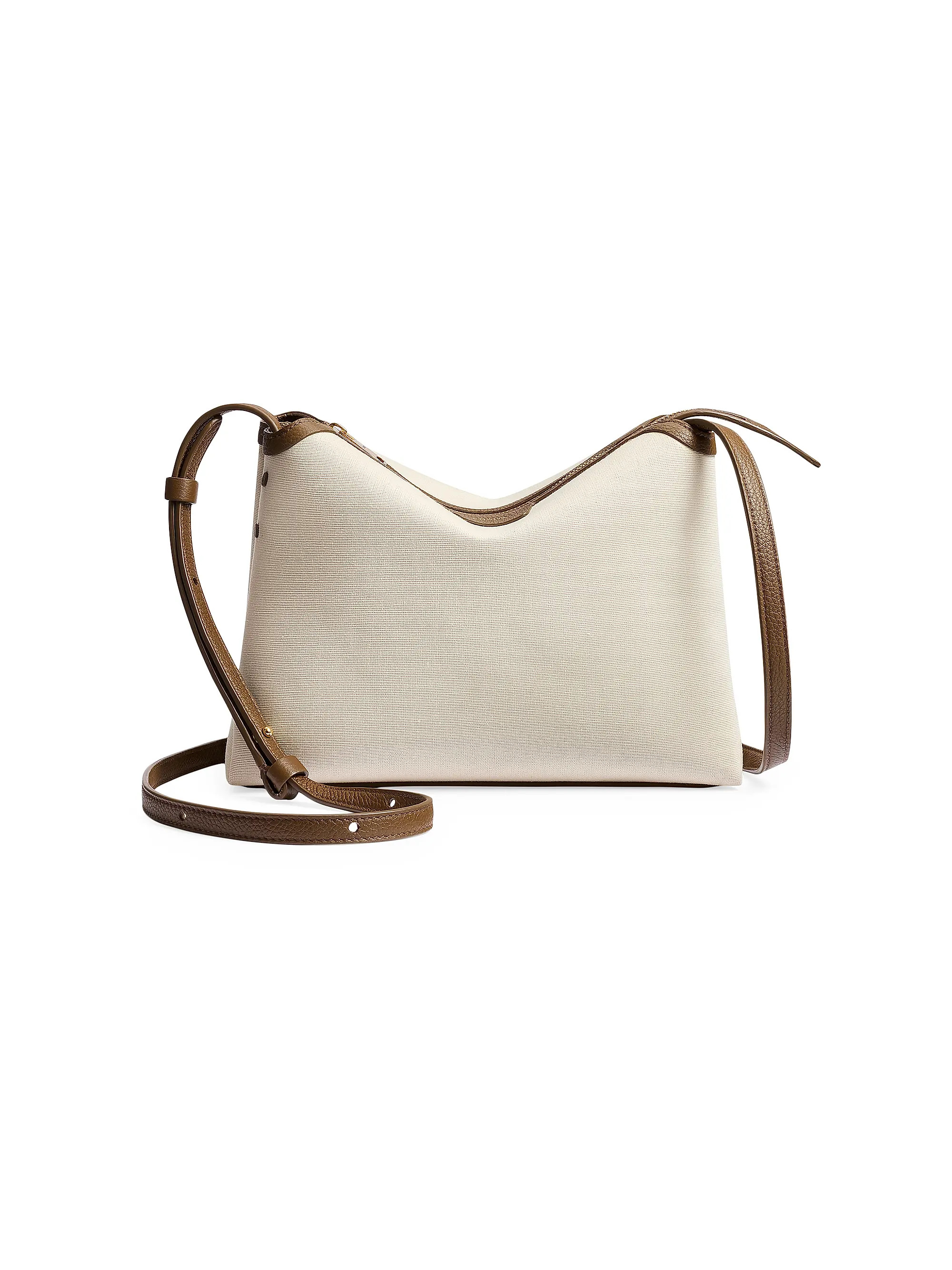 Medium Lina Canvas & Leather Crossbody Bag | Saks Fifth Avenue
