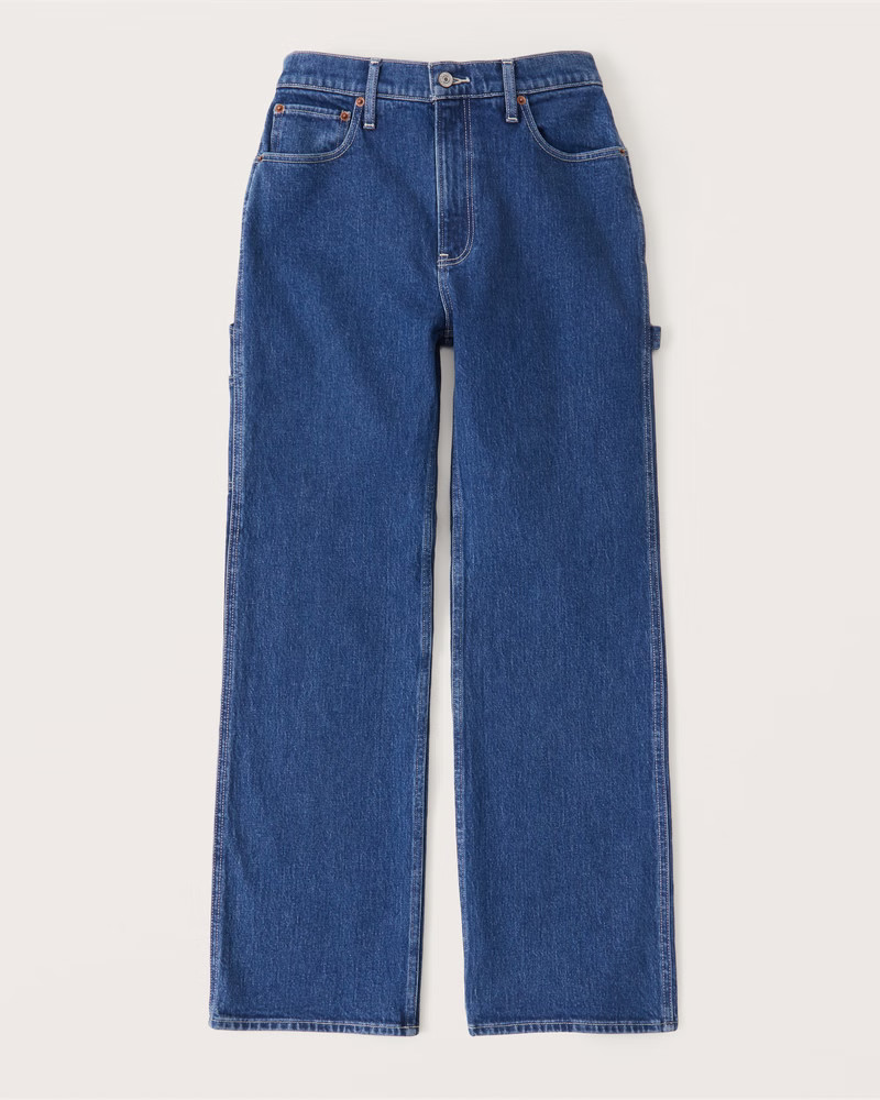 Curve Love High Rise 90s Relaxed Jeans | Abercrombie & Fitch (US)