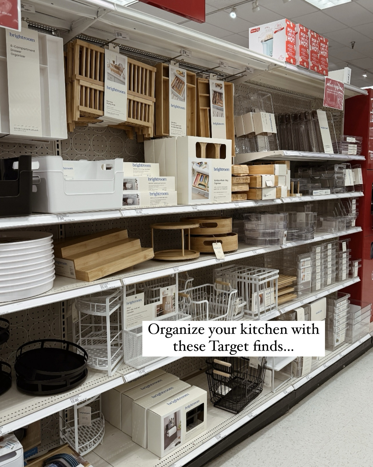 Organizing your kitchen doesn’t have to be hard. I found the BEST Target kitchen organizers that are pretty and functional so you don’t have to 🙌

I’m loving all the bamboo organizers, they feel so luxe and high end. I need to go back for the lid organizers and professional baking canisters. 

We own a lot of these items and I can honestly say that they help keep me sane and our kitchen clean 😅 I love the bamboo drawer organizers the most!

Follow @frengpartyof6 to receive DMs for this post and for more affordable home finds! 

#target #targethome #targetfinds #organizing #organization #kitchen #ltkfindsunder50 #ltkhome 

#LTKHome #LTKFindsUnder50