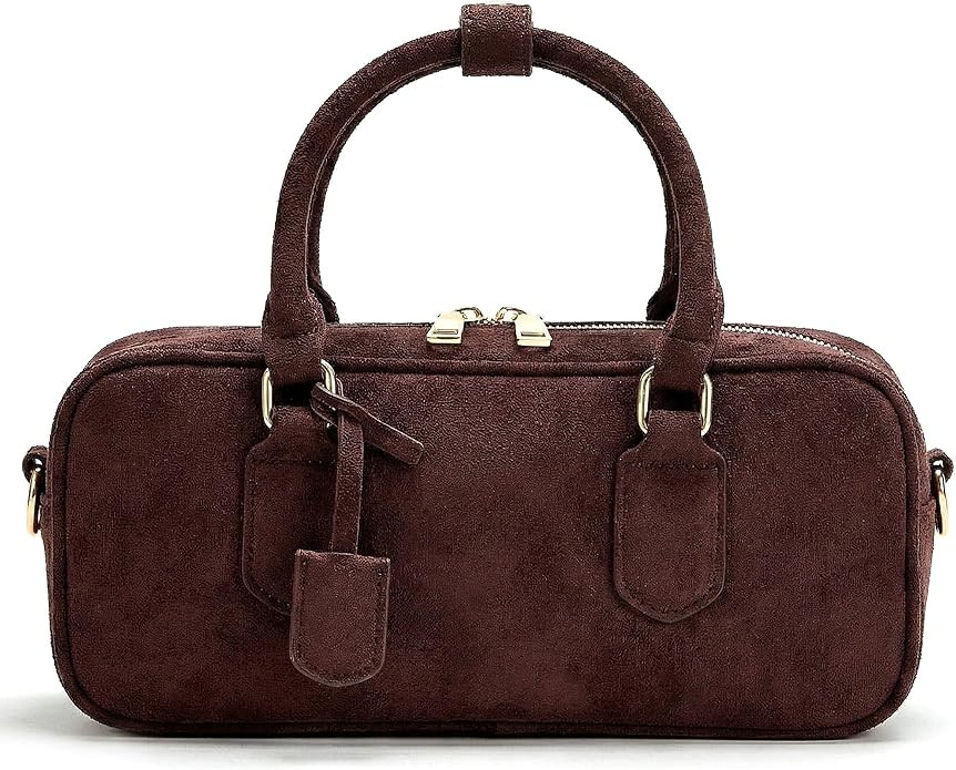 Suede Crossbody Bags for Women,Fall and Winter Handbags purse, Stylish Compact Design Shoulder Ba... | Amazon (US)