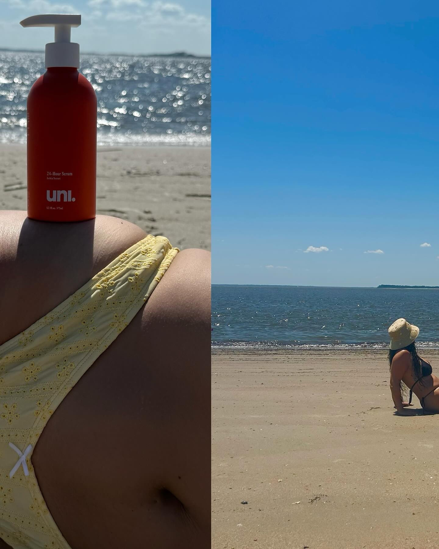 Tan lines & Summer *glowing* skin brought to you by uni ! smells like permanent vacation🌴 🧡🌀🪩🌊💫🌞 

#LTKHome #LTKBeauty #LTKFindsUnder50