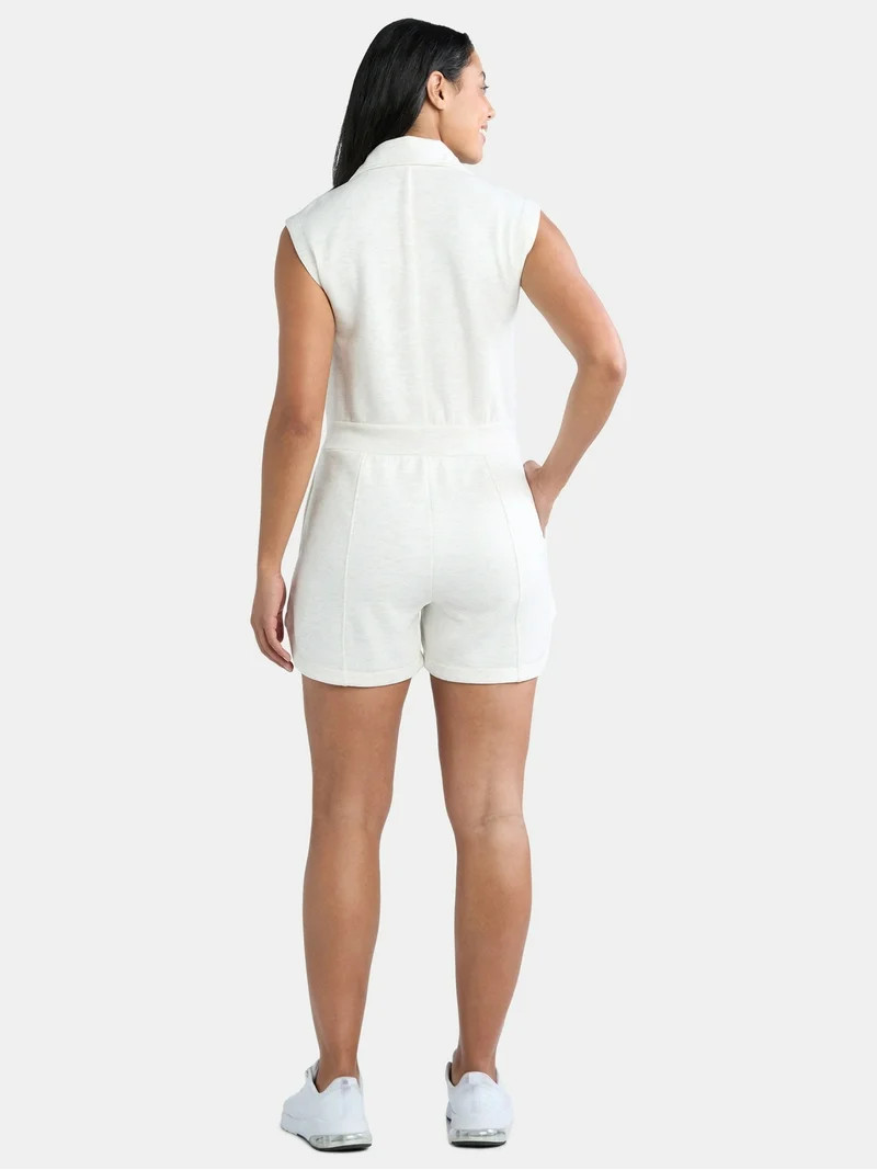 Avia Women's and Women's Plus Knit Romper, Sizes XS-4X | Walmart (US)