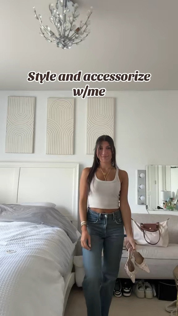 One of my go to fits! The heels and jeans are no longer available but I listed some similar styles, check them out!  #jeans #kittenheels #goldjewelry #totebag #ootd

#LTKWatchNow #LTKSeasonal #LTKStyleTip