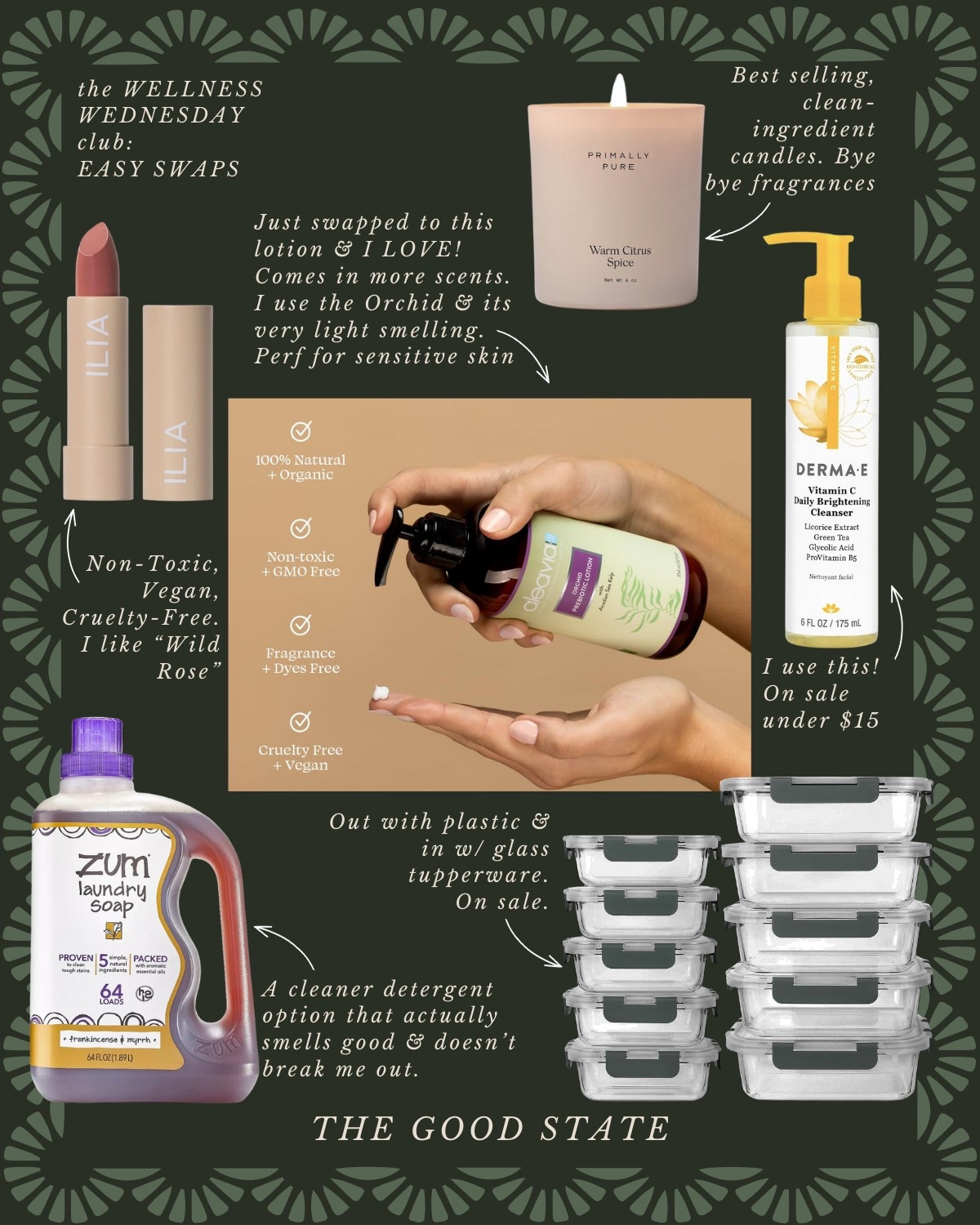 This is for the ladies desiring wholeness in every area. The ones who are trying to get their steps in and making a point to drink enough water *in a cute bottle of course*. The ones who are looking to make simple changes for the sake of a more healthy, full life. The girlies on the hunt for better skincare that won’t break the bank. Wholeness looks good on you😘


The good state, Lauren England, under $50, Anthro, Anthropologie, spring fashion, spring ootd, Abercrombie and Fitch, spring fashion, vacation outfit, ootd, sandals, tuckernuck, kitchen, Amazon finds, quince, wellness, health, athleisure, athletic wear, nursery, health and wellness, organic cotton clothing, vacation outfit sweater, fisherman sweater, teacher outfit, workout wear, fitness 

#LTKSaleAlert #LTKHome #LTKBeauty