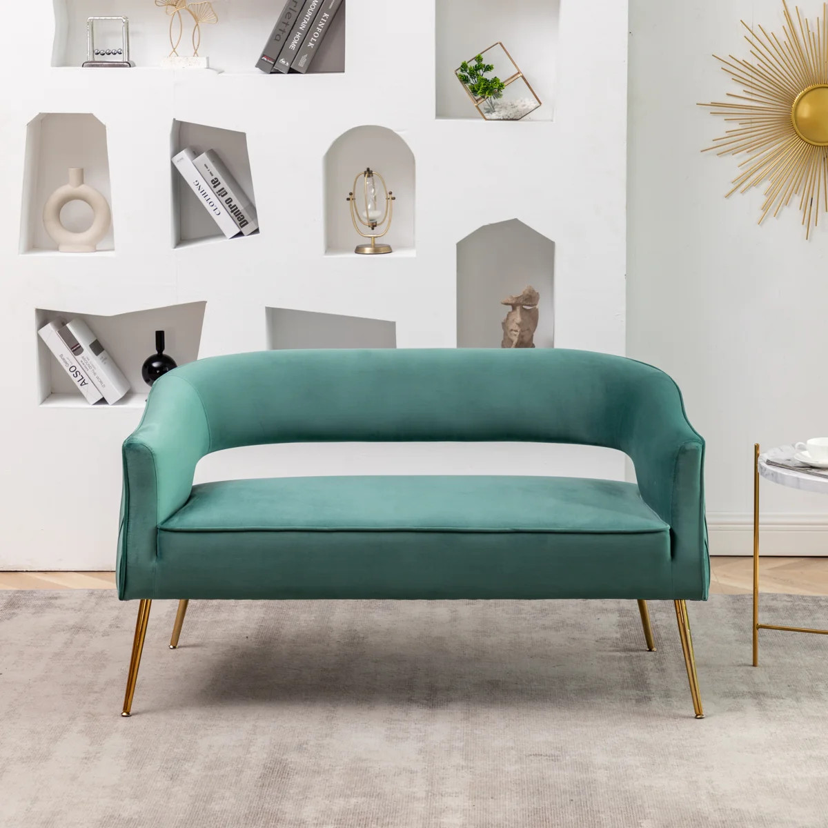 Chynna 51.2'' Velvet Loveseat | Wayfair North America