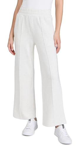 Varley Women's The Wide Leg Pants 28", Ivory Marl, L | Amazon (US)