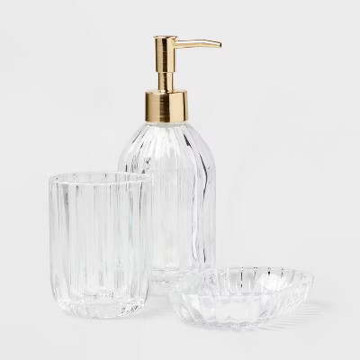 3pc Traditional Coordinate Bath Bundle Set - Threshold™ | Target