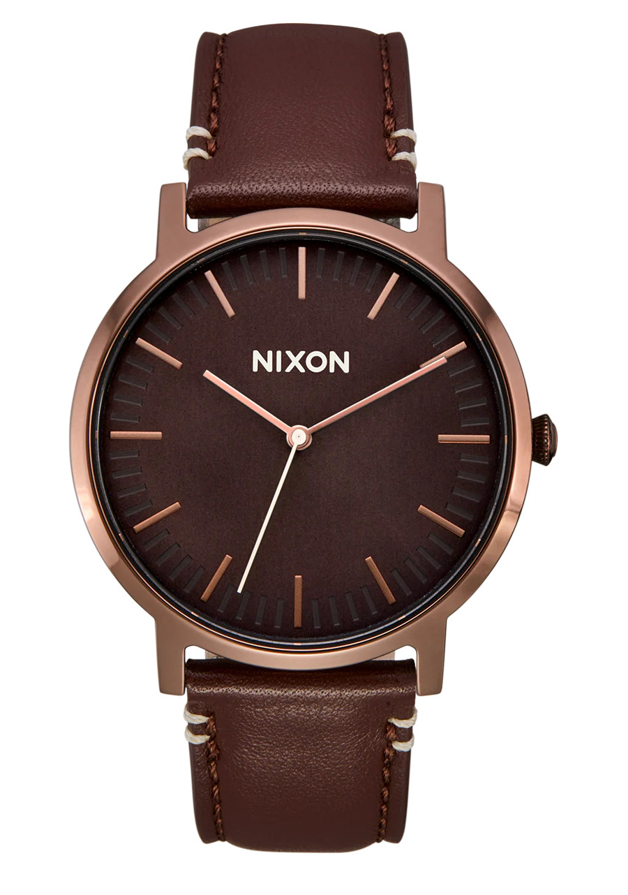 Porter Leather Watch | All Black | Unisex Leather | Nixon (US & Canada)