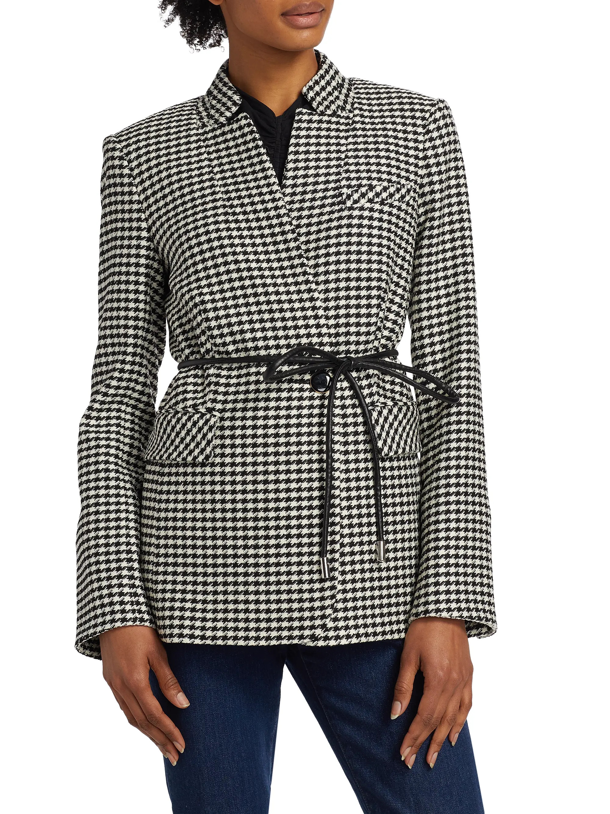 Wilshire Houndstooth Dickey Jacket | Saks Fifth Avenue