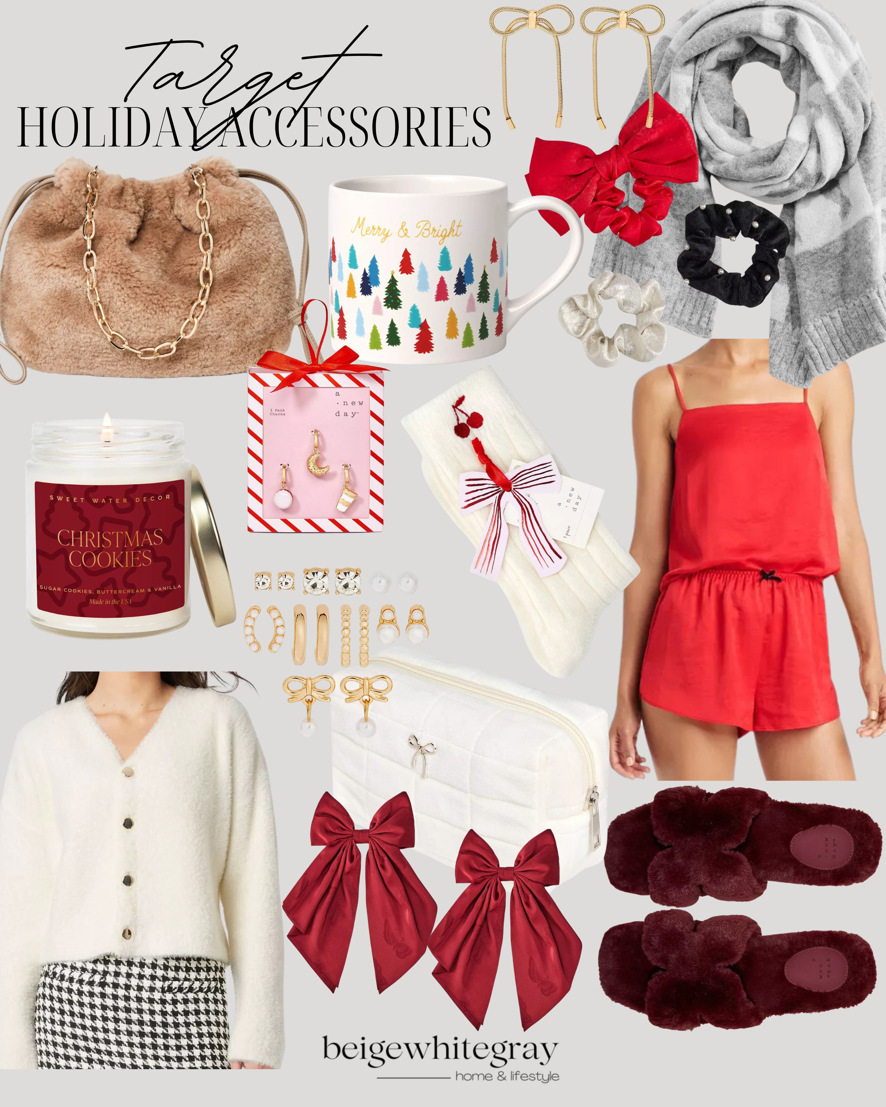 Target Holiday / Target Fashion / Holiday Accessories / Holiday Jewelry / Winter Fashion / Holiday Sweaters / Holiday Sleepwear / Bow Jewelry / Bow Hair Clips / Holiday Slippers / Holiday Mugs / Holiday Scarf / Winter Accessories /  

 #LTKCyberWeek 

#LTKHoliday #LTKSeasonal